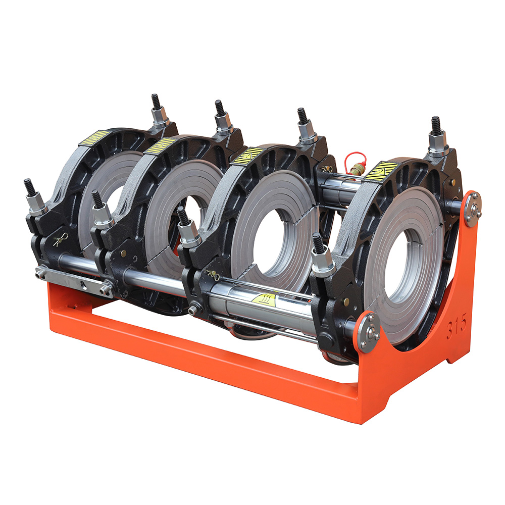 harga pabrik 315mm HDPE mesin las butt fusion hidrolik