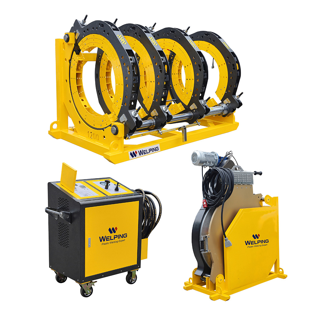 1200mm bingkai kaku hot melt pipe jointing butt welding machine